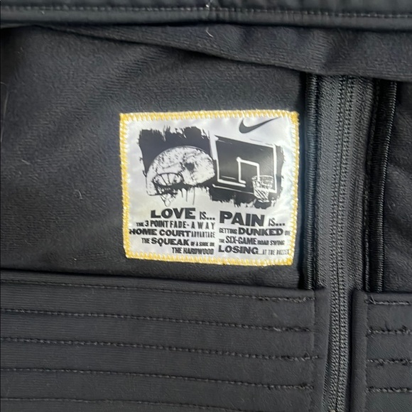 Nike Black and Yellow Performance Jacket with Stand-Up Collar - Picture 4 of 5